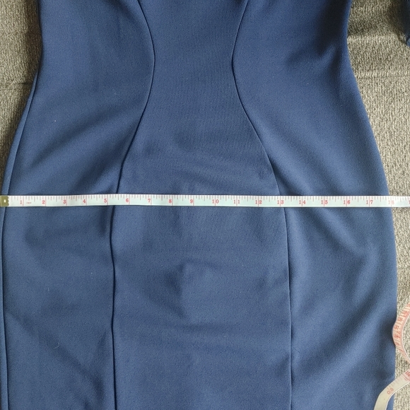 Alex Evenings Womens Short Shift Dress w/ Embellished Illusion Detail - Picture 10 of 11